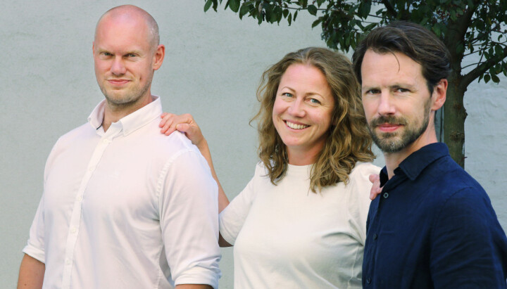 Redaktør Kaja Mejlbo (i midten) er fornøyd med rekrutteringen av Geir Molnes (til venstre) og Bjørn A. Grimstad.