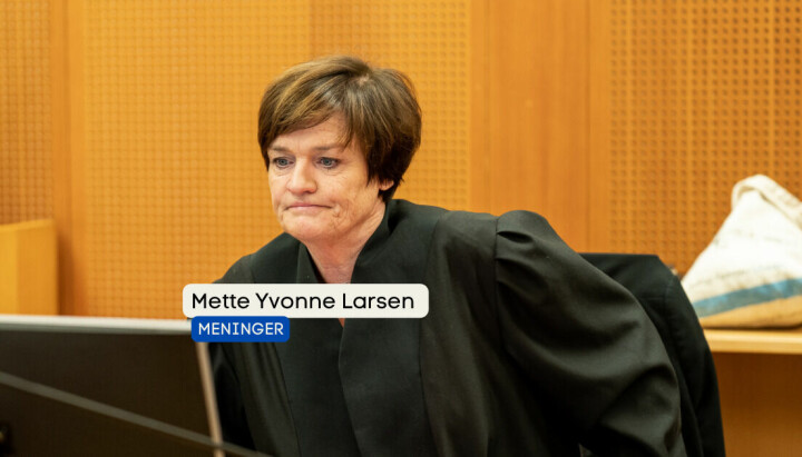 Mette Yvonne Larsen forsvarte mannen som nå er frikjent for voldtekt.