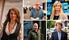 Generalsekretær i Norsk Redaktørforening, Reidun Kjelling Nybø, sjefredaktør i VG, Gard Steiro, nyhetsredaktør i TV 2, Karianne Solbrække, konsernsjef i Amedia, Anders Opdahl og konsernsjef i Polaris Media, Per Axel Koch