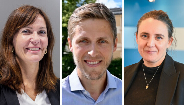 Bilde av Kristin Monstad (NRK Vestfold og Telemark), Håkon Grønbech (NRK Troms og Finnmark) og Cecilie Berntsen Jåsund (NRK Rogaland).