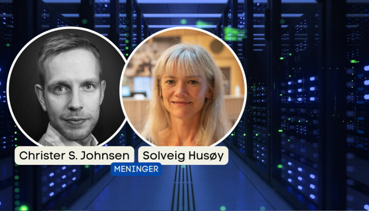 Christer S. Johnsen og Solveig Husøy presenterer Norsk Redaktørforenings nye råd for kunstig intelligens.