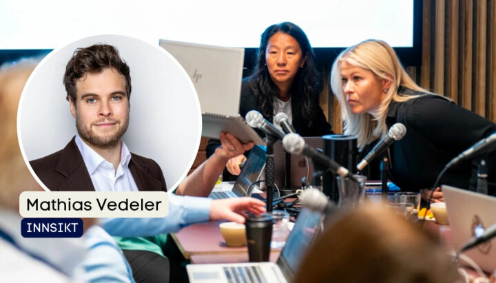 Mathias Vedeler oppsummerer det forrige PFU-møtet. Mathias Vedeler oppsummerer det forrige PFU-møtet.