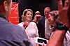 Sylvi Listhaug og Kjetil Løset. Hanne Skartveit til høyre.