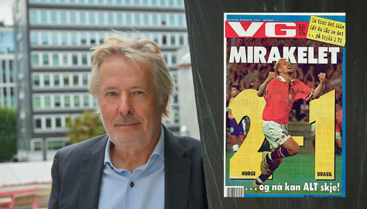 Torry Pedersen dro frem VGs berømte forside fra 1998 (innfelt) som eksempel.