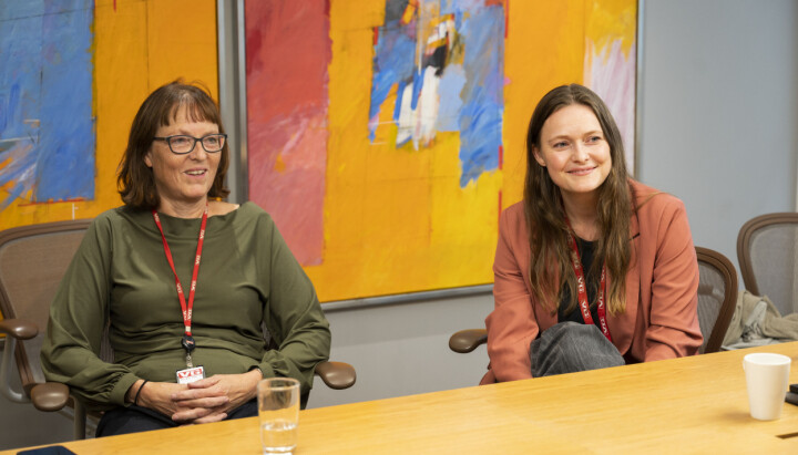 VG-journalistene Anne Stine Sæther og Malene Birkeland er en del av den nye helsegruppen.