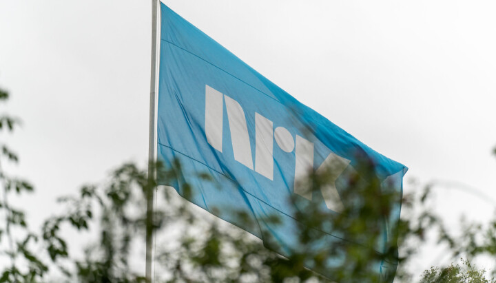 NRK, flagg, illustrasjon.