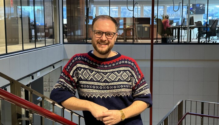 Journalist og programleder Erlend Blaalid Oldeide (39) er fast ansatt som journalist i Gudbrandsdølen Dagningen (GD).