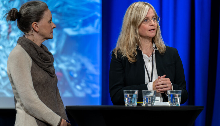 Hanne Skartveit (t.v.) og Karianne Solbrække.