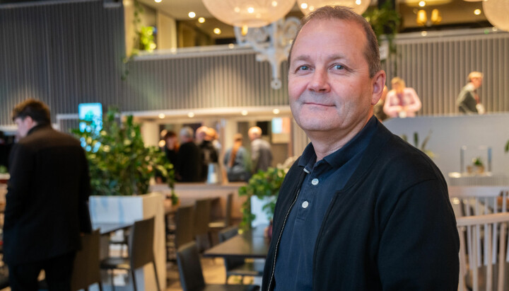 Steinulf Henriksen (redaktør, Folkebladet), under Svarte Natta-konferansen i Tromsø.