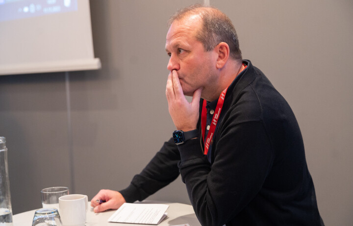 Steinulf Henriksen fikk et godt råd fra svigersønnen før han deltok på Svarte Natta-konferansen i Tromsø. Steinulf Henriksen (redaktør, Folkebladet), under Svarte Natta-konferansen i Tromsø.