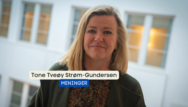 På bildet: Nyhetsredaktør i Aftenposten, Tone Tveøy Strøm-Gundersen.