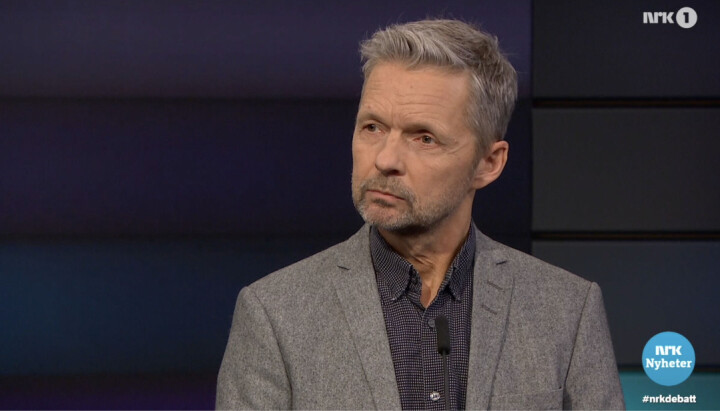 Distriktsdirektør i NRK, Marius Lillelien, under Debatten tirsdag