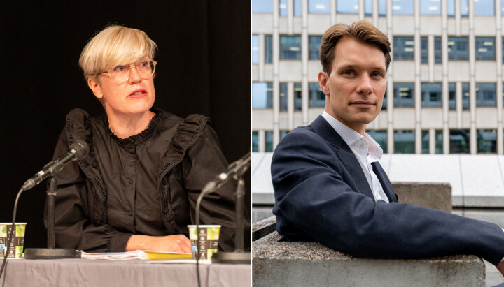 Vilde Schanke Sundet og Tellef S. Raabe. Vilde Schanke Sundet og Tellef S. Raabe.