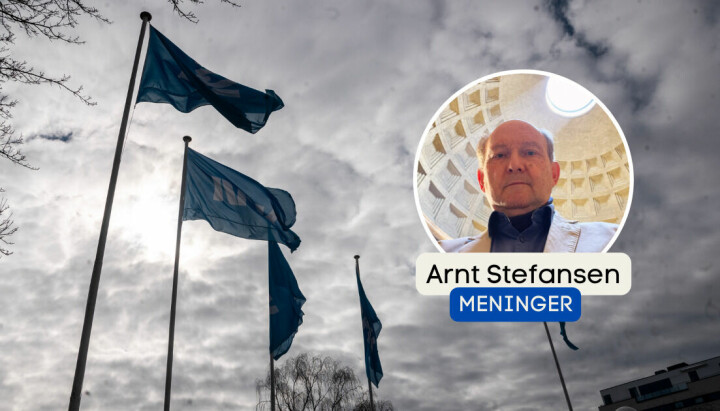 Arnt Stefansen, tidligere NRK-korrespondent. Her avbildet i Pantheon.