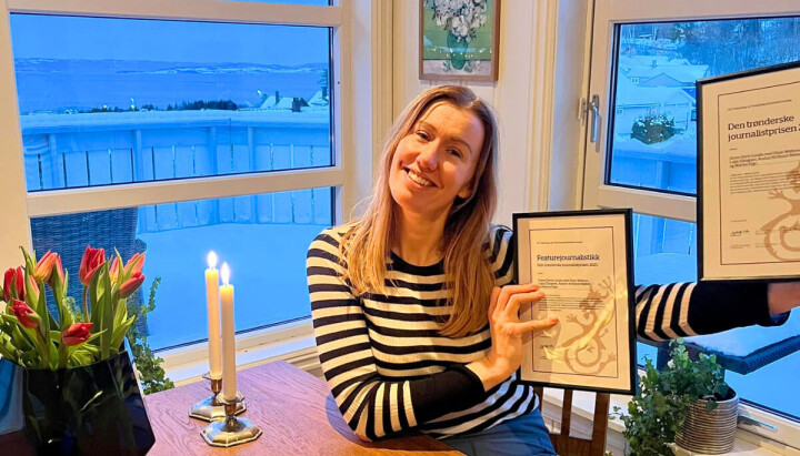 Anne Dorte Lunås poserer med to av prisene hun håvet inn i helgen. Anne Dorte Lunås poserer med to av prisene hun håvet inn i helgen.