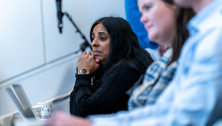 Lubna Jaffery, kultur- og likestillingsminister.