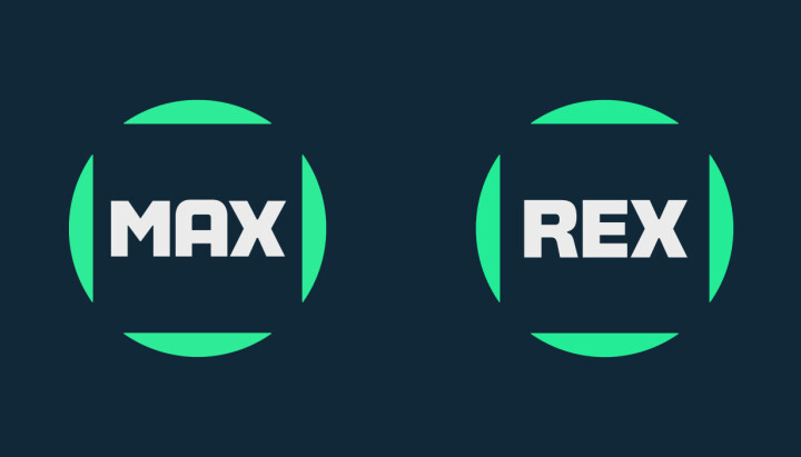 MAX bytter navn til REX, men logoen ser ellers lik ut.