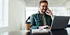 Software,Designer,Discussing,A,New,Project,With,His,Client,On the phone