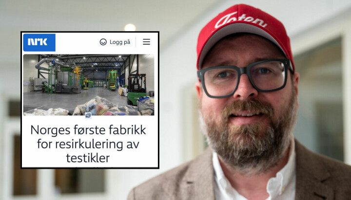 Ken André Ottesen, bedre kjent som BAdesKen på Instagram, legger seg flat etter at den falske NRK-artikkelen (innfelt) ble delt.