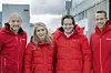 NRKs langrennsteam denne sesongen: F.v: Jann Post, Therese Johaug, Torgeir Bjørn og Fredrik Aukland.