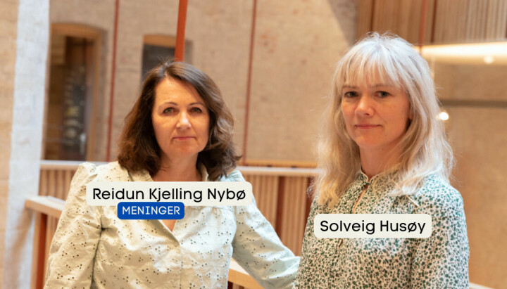Generalsekretær i Norsk Redaktørforening, Reidun Kjelling, og assisterende generalsekretær, Solveig Husøy.