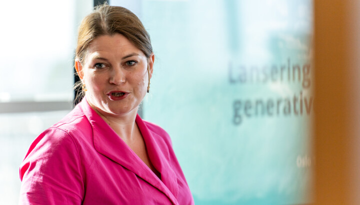 Næringsminister Cecilie Myrseth ønsket publikum velkommen.