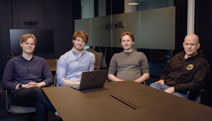 Johannes H. Nilsen, Erland Grimstad, Markus Tiller og Jonas N. Myhre.
