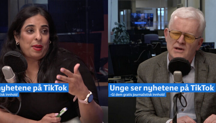 Kulturminister Lubna Jaffery (Ap) i Dax18-diskusjon med leder Dag Idar Tryggestad i Norsk Journalistlag. Kulturminister Lubna Jaffery (Ap) i Dax18-diskusjon med leder Dag Idar Tryggestad i Norsk Journalistlag.