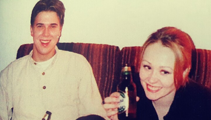 Eirik Hoff Lysholm og hans kone Birgitte på vorspiel blant BA-vikarene.