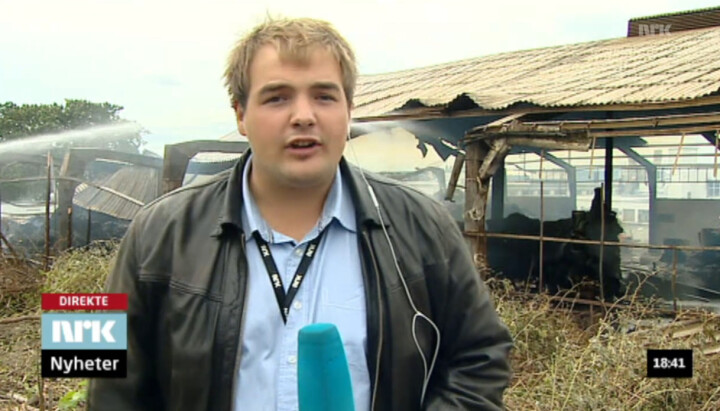 En yngre Erik Waatland, fra hans tid i NRK.