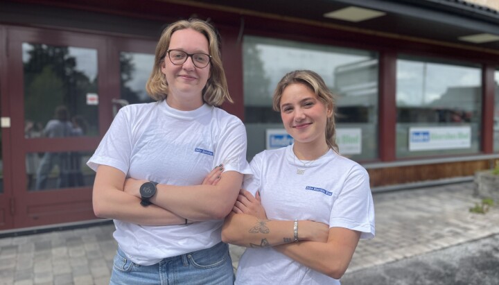Ingvild Svardal og Emilie Sagen er sommervikarer i Indre Akershus Blad.