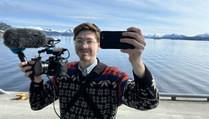 Marius André Jenssen Stenberg, journalist i NRK Marius André Jenssen Stenberg, journalist i NRK