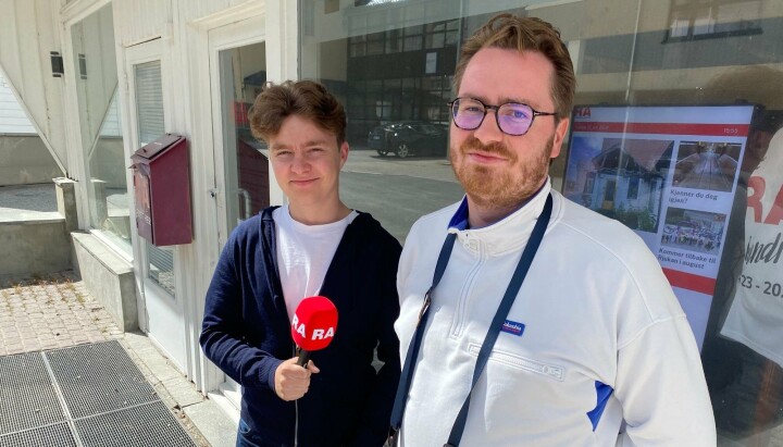 Erling Leegaard og Jon Heli.