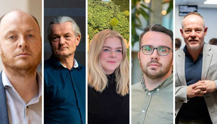 Sivert Rossing i TA Media, Tom Haakenstad i Solungavisa, Monica Iren Solberg Susegg i Steinkjer-Avisa, Lorns Bjerkan i Nidaros og Bjørn Carlsen i Dagbladet Pluss