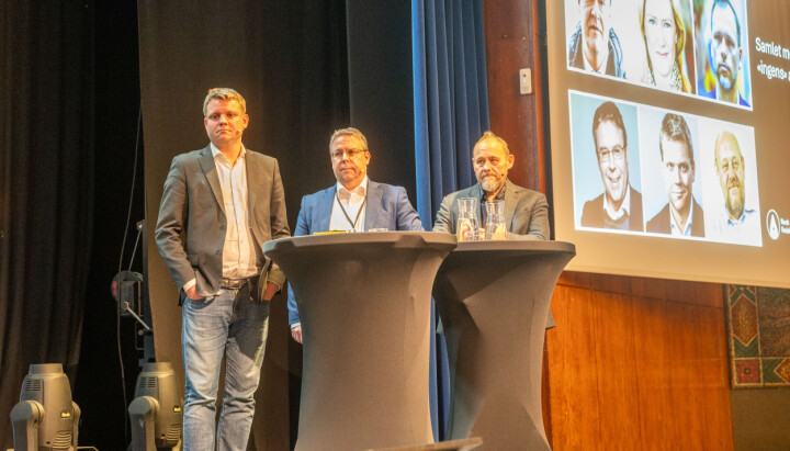 Redaktørpanelet: Lars Håkon Grønning (E24), Frode Hansen (Dagbladet) og Ulf André Andersen (Se og Hør). Redaktørpanelet: Lars Håkon Grønning (E24), Frode Hansen (Dagbladet) og Ulf André Andersen (Se og Hør).