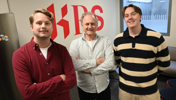 Joakim Dannstrøm, Hans Martin Sveindal og Rasmus Nilsen er ansatt som journalister i KRS.