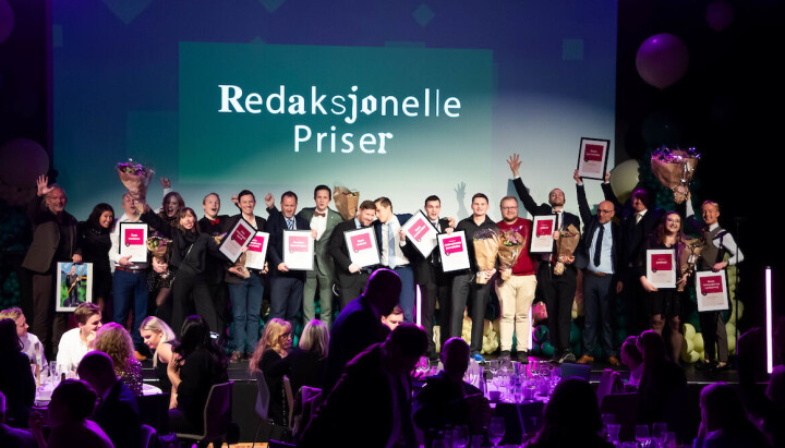 Prisfest hos Amedia