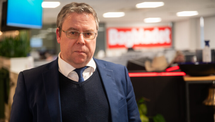 Frode Hansen, sjefredaktør i Dagbladet. Frode Hansen, sjefredaktør i Dagbladet.