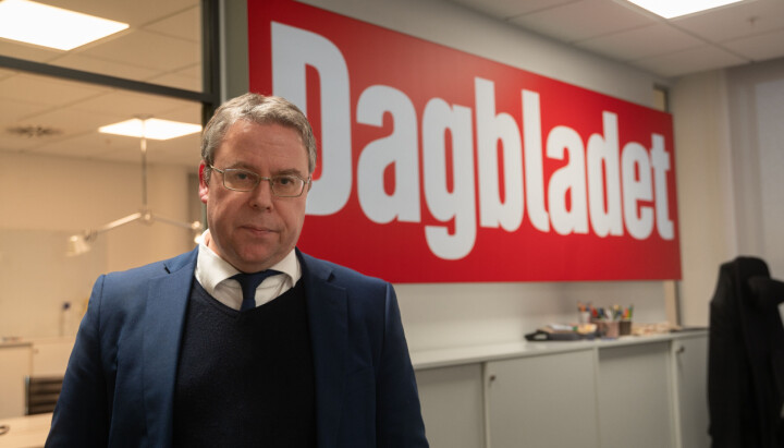 Frode Hansen, sjefredaktør i Dagbladet. Frode Hansen, sjefredaktør i Dagbladet.