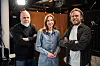 Einar Takla, Klaudia Lech og Jan Morten Bjørnsen i DN Content Studio.