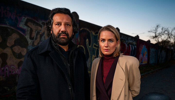 Kadafi Zaman og Janne Amble, programledere for TV 2s «Norge bak fasaden».