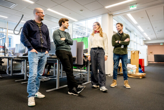 Fredrik Stave, Vetle Tønnesen, Mari Hæreid og Ole Martin Skaug i E24.