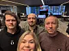 Elling Svela (f.v.), Anders Mjaaland, Erlend Olsbu og Christina H. Cantero er den nye krimgjengen hos Fædrelandsvennen.