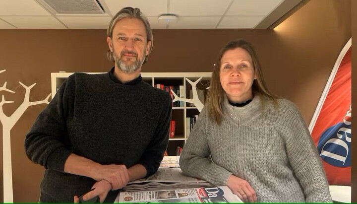 Nina Kordahl og Lars West Johnsen er den nye ledelsen i Dagsavisen.