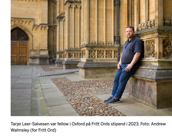 Fellow 2023 Tarjei Leer-Salvesen