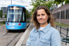 Gina Scholz er kommunikasjonssjef i Sporveien.